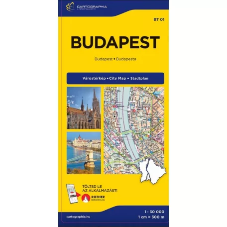 Budapest Extra (keményborítós) térkép 2026
