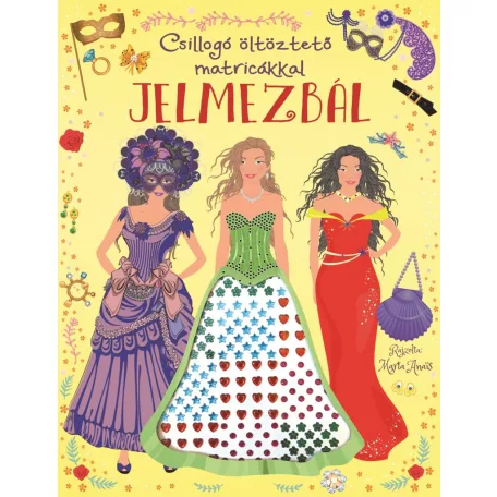 Csillogó öltöztető matricákkal - Jelmezbál