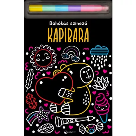 Kapibara - Bohókás színező
