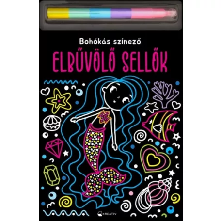 Elbűvölő sellők - Bohókás színező