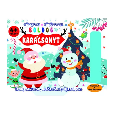 Boldog karácsonyt - Töltsd ki és töröld le!