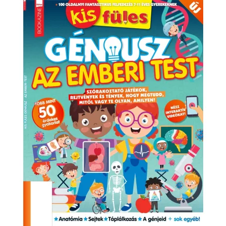 Füles Bookazine - Kis Füles Géniusz - Az emberi test